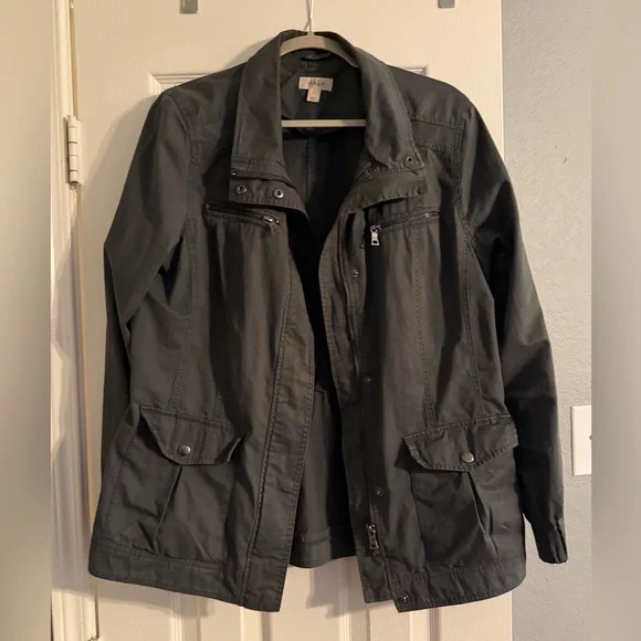 Style & Co Women's Charcoal Gray Jacket - Picture 3 of 12